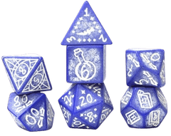Sirius Dice - 7pc Illusory Stone - Purple Agate